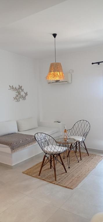 Posezení v ubytování Anixis Studios Aliki Paros