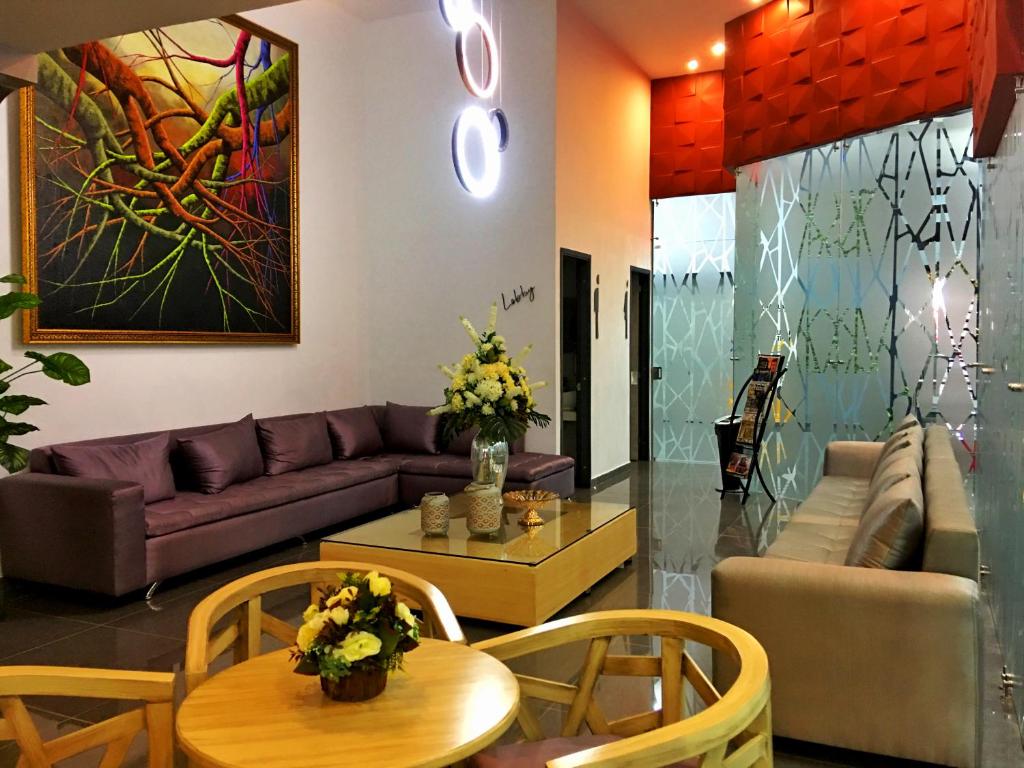 Posezení v ubytování Luma Plaza Hotel