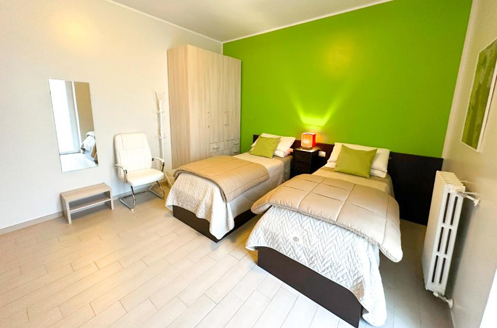 Postel nebo postele na pokoji v ubytování Fitta Camere Matera - chic&style