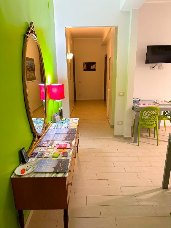 TV a/nebo společenská místnost v ubytování Fitta Camere Matera - chic&style