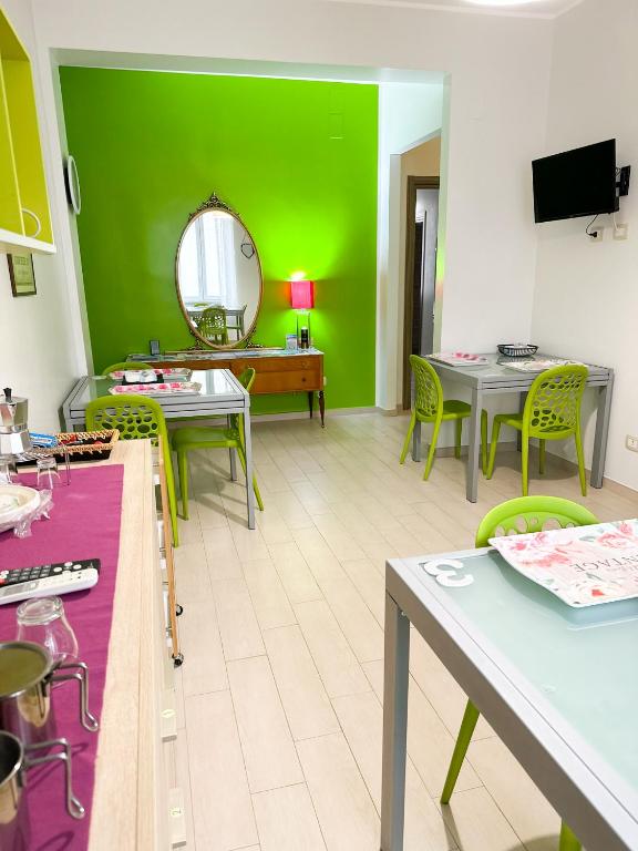 TV a/nebo společenská místnost v ubytování Fitta Camere Matera - chic&style