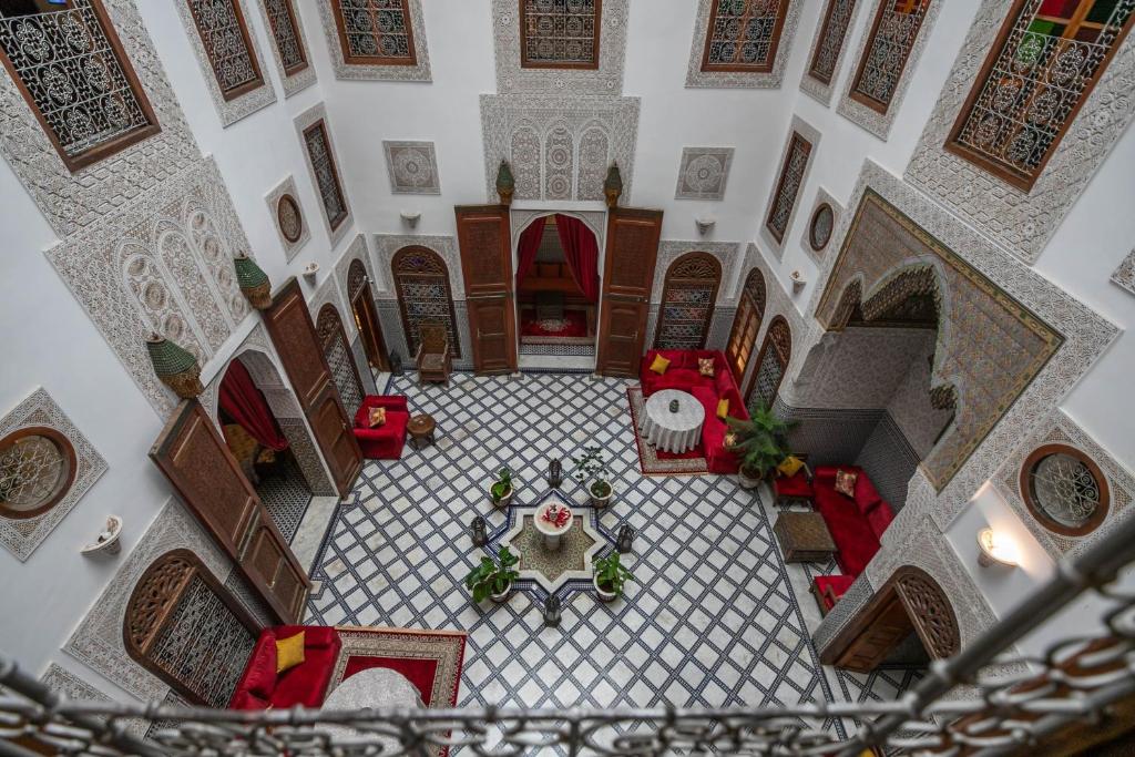 Posezení v ubytování La Perle de La Medina