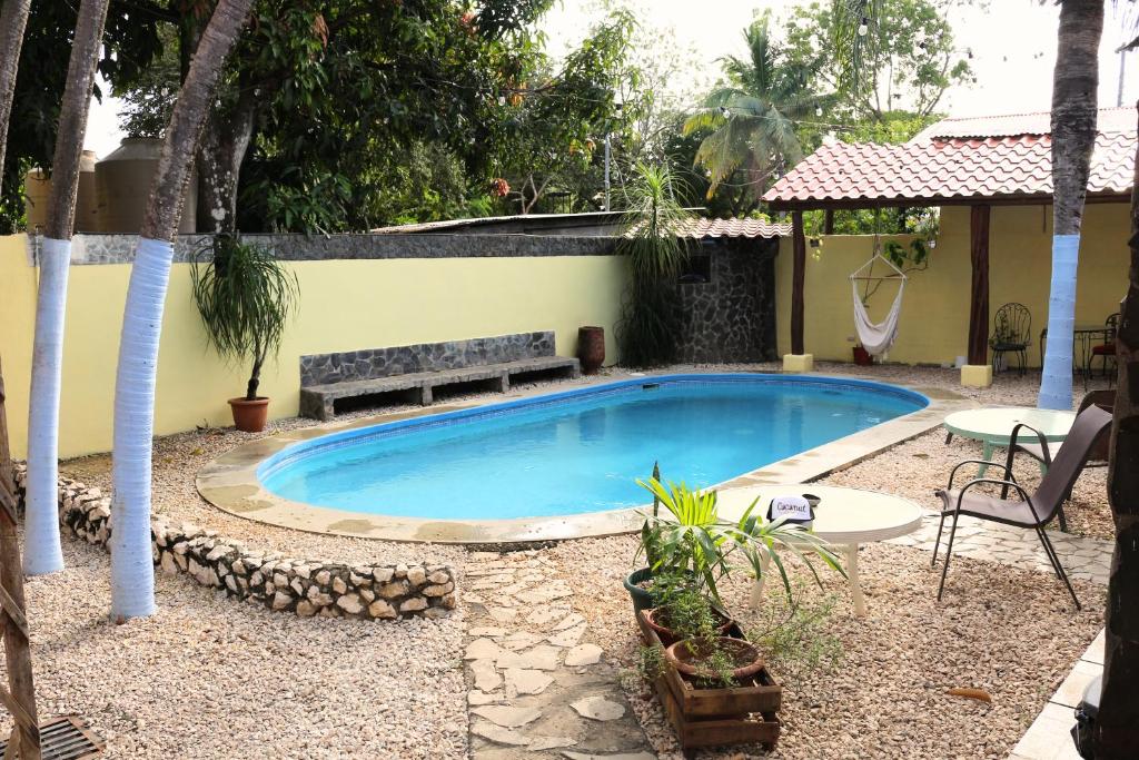 Het zwembad bij of vlak bij Coconut Beach House