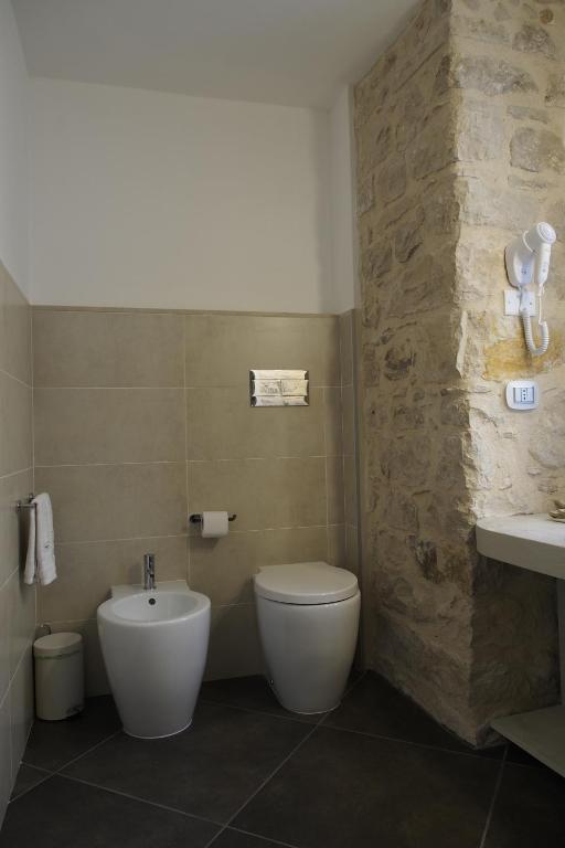 Koupelna v ubytování Terrazzani Suite