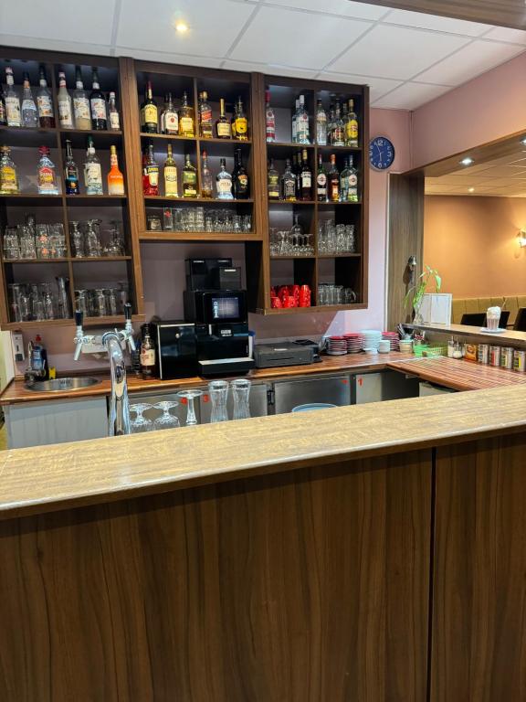 Lounge nebo bar v ubytování Hotel Pankow