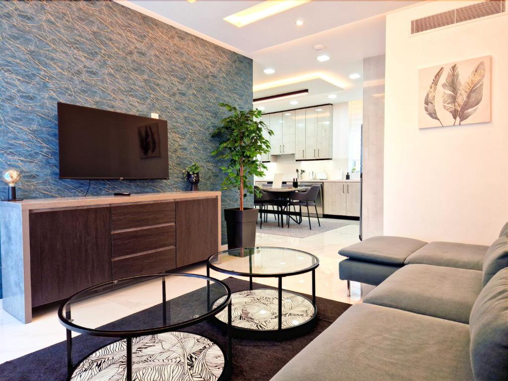 Posezení v ubytování Sveltos Residence Suites