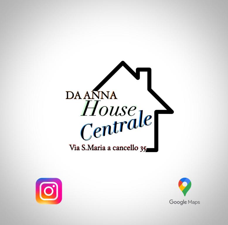 那不勒斯Da Anna House Centrale的房屋中心标志
