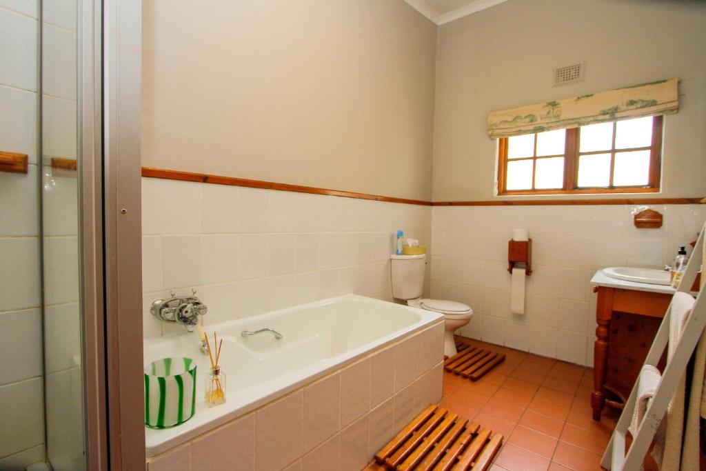 Koupelna v ubytování Spion Kop Lodge