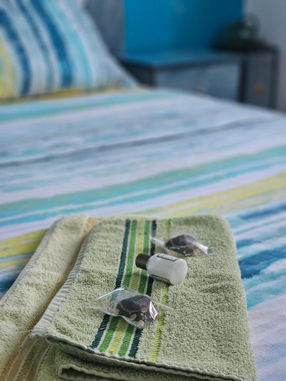 Giường trong phòng chung tại Apartmani NINA Zlatar