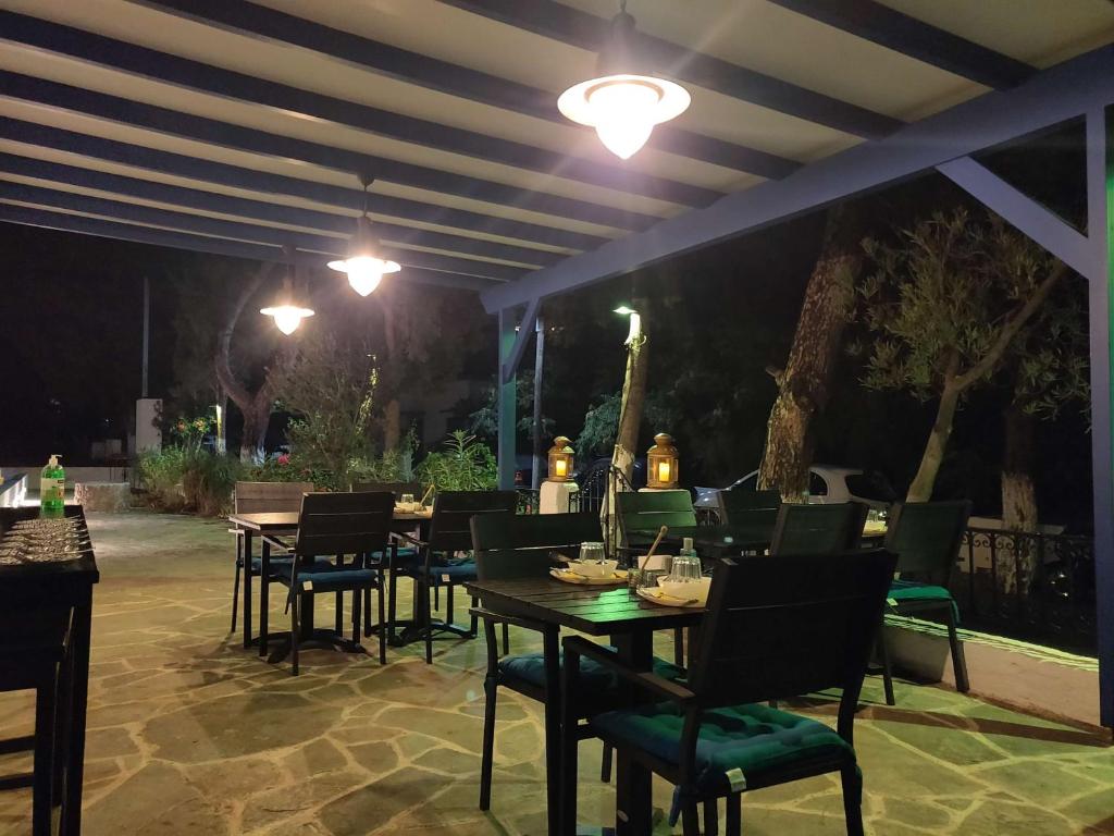 Restaurace v ubytování Aphrodite Studios Kalymnos
