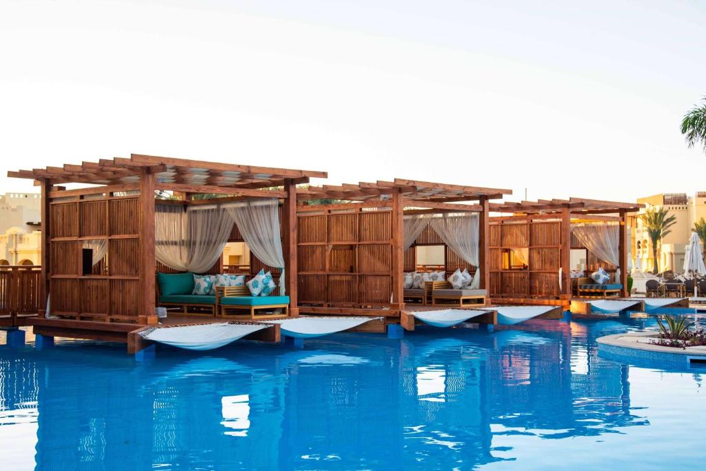 Bazén v ubytování Rixos Sharm El Sheikh - Adults Only 18 Plus nebo v jeho okolí