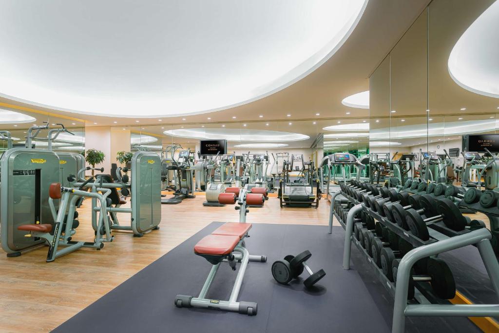 Fitness centrum a/nebo fitness zařízení v ubytování Conrad Macao