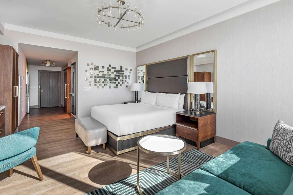 Ein Sitzbereich in der Unterkunft Hilton Club Elara Las Vegas