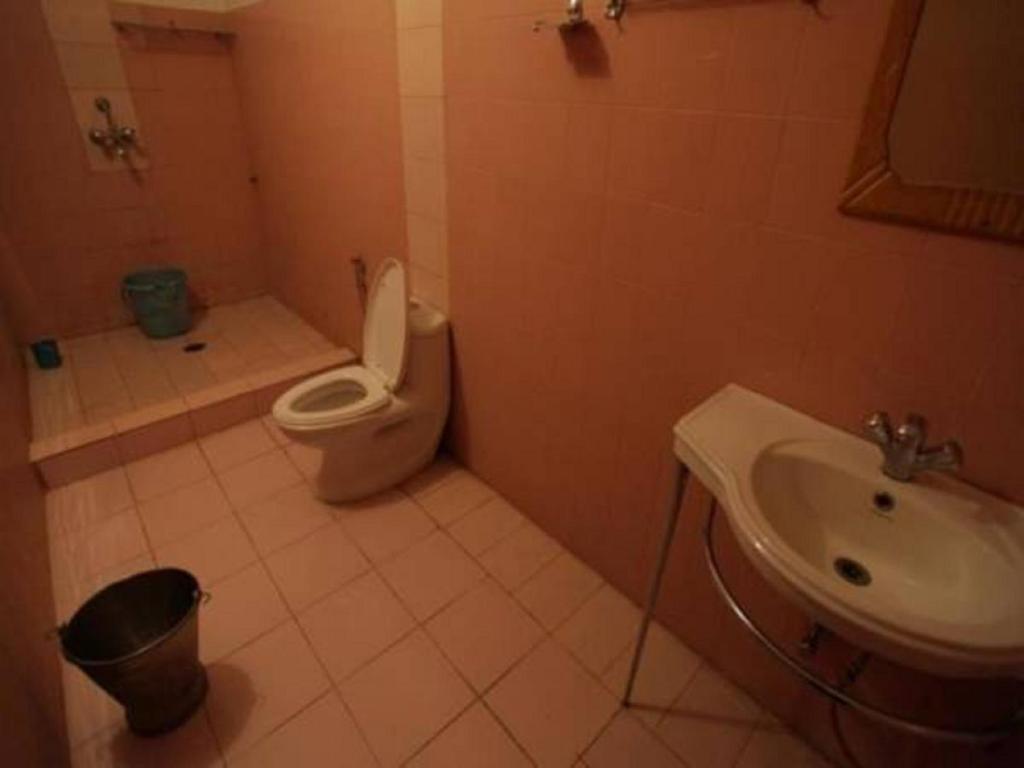 Koupelna v ubytování Hotel Om Pushkar