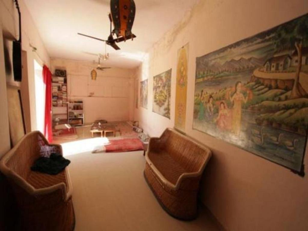 Posezení v ubytování Hotel Om Pushkar