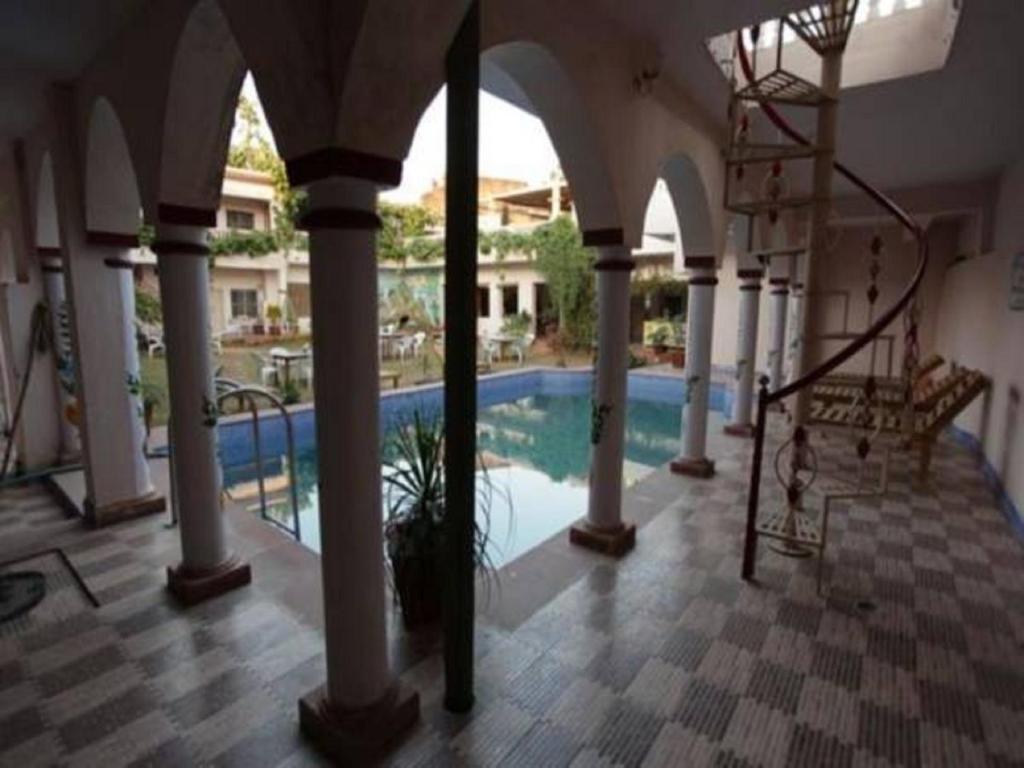 Bazén v ubytování Hotel Om Pushkar nebo v jeho okolí