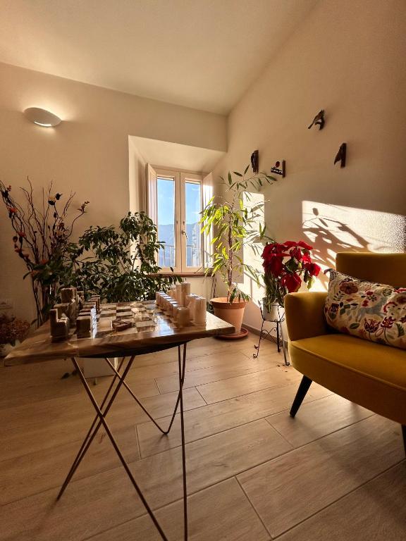Posezení v ubytování B&B Convivium