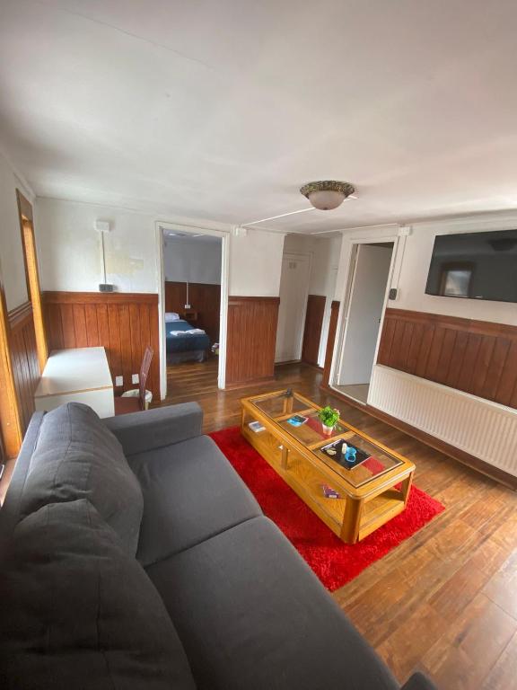 Posezení v ubytování Hostal Ochen