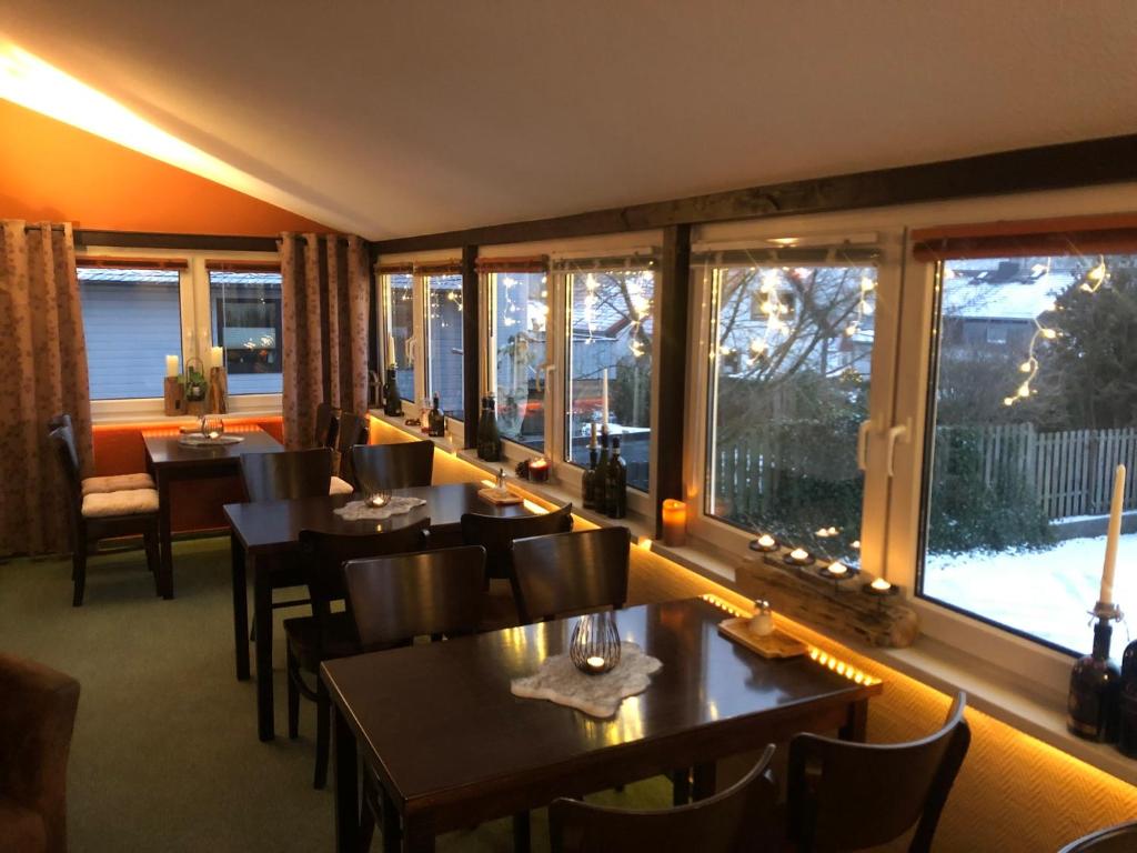 Restaurace v ubytování Pension Mühlhahn