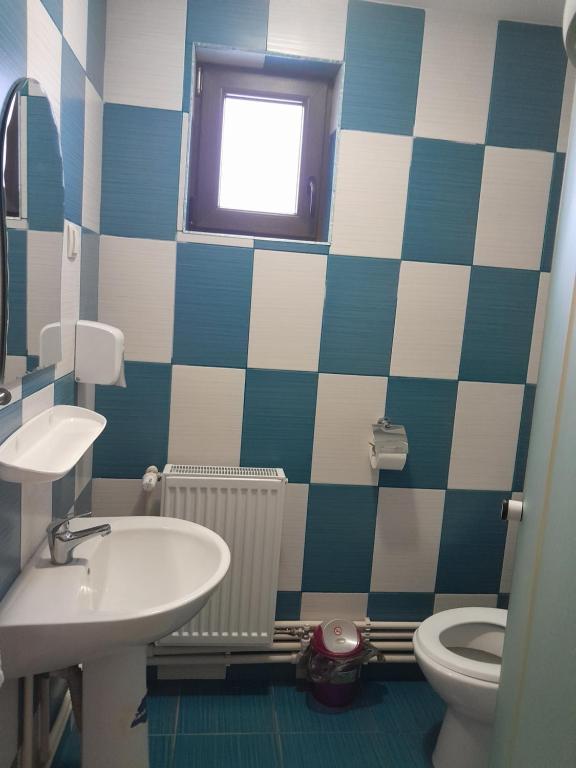 Vannituba majutusasutuses Apartamente Ambrus E Studio 21 Praid