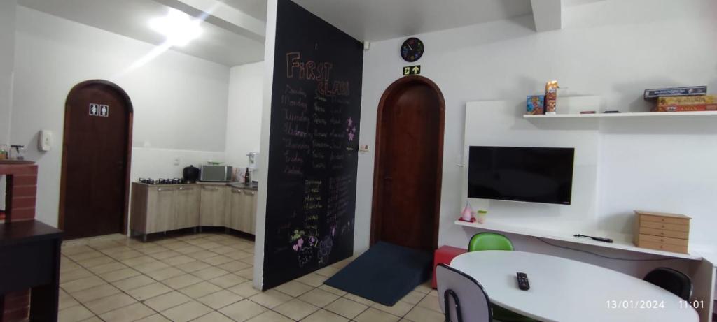 Kuchyň nebo kuchyňský kout v ubytování Suite FIRST CLASS - família