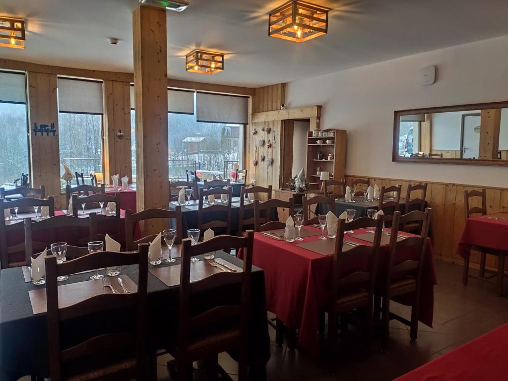 Restaurace v ubytování Les Chemins du Léman