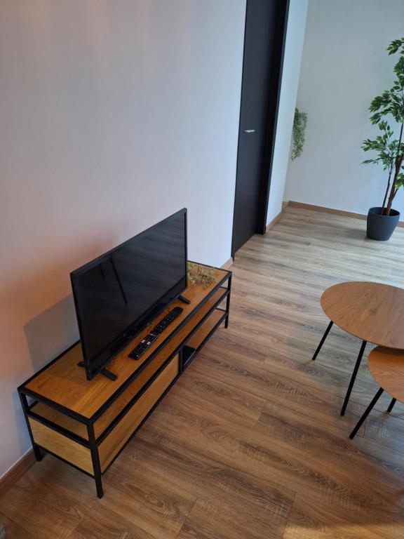 TV a/nebo společenská místnost v ubytování Huis ALNA 4