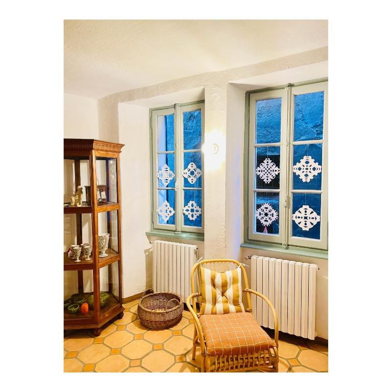 Posezení v ubytování Casa Curiè