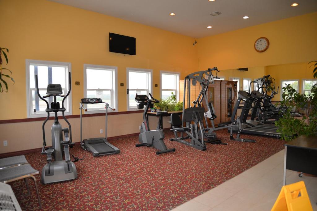 Fitness centrum a/nebo fitness zařízení v ubytování Horizon Inn 2