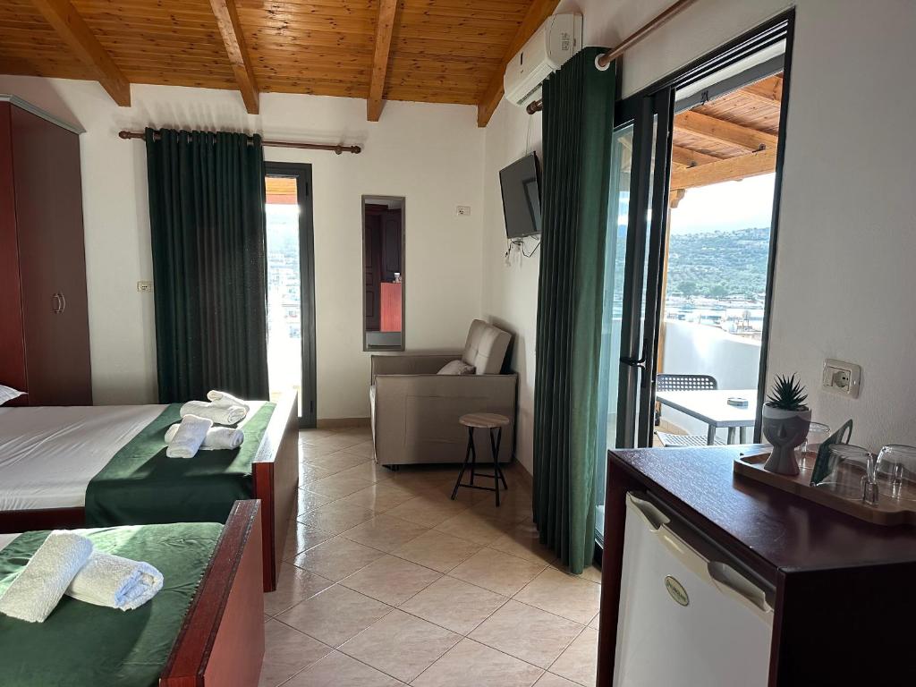 Ένα ή περισσότερα κρεβάτια σε δωμάτιο στο BLISS Hotel