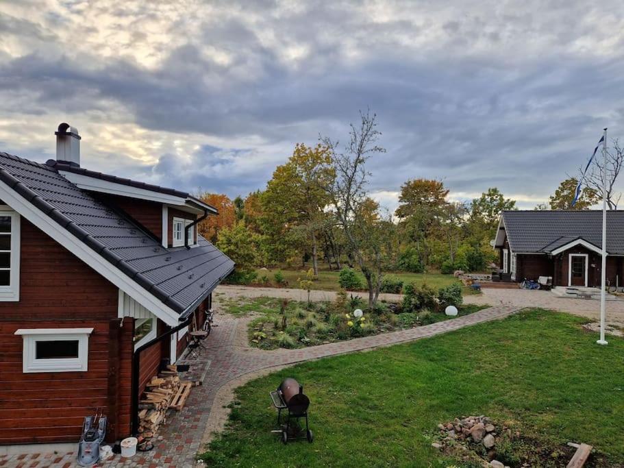 Zahrada ubytování Maja Matsalu luhal