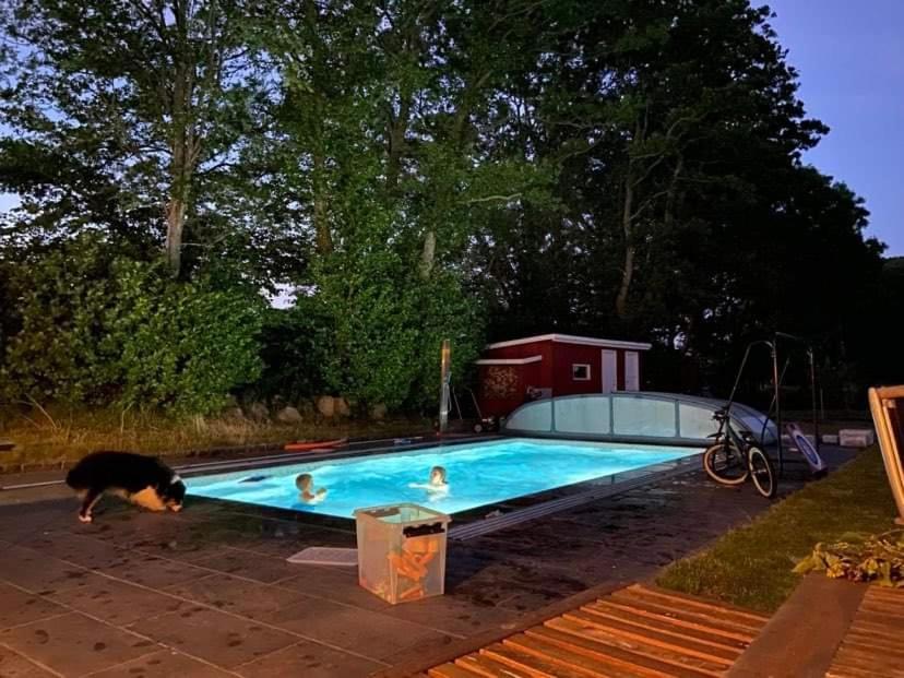 Bazén v ubytování Mölle Vattenmöllan nebo v jeho okolí