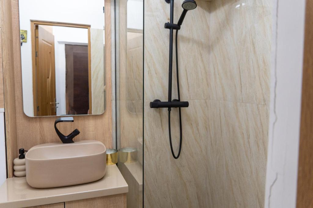 Koupelna v ubytování Apartament Lucas