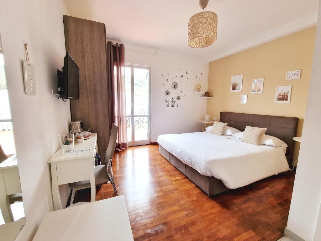 Posteľ alebo postele v izbe v ubytovaní Le Giare B&B