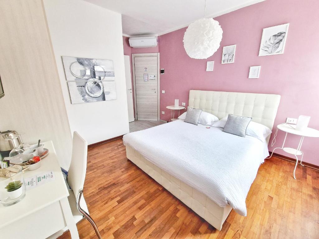 Posteľ alebo postele v izbe v ubytovaní Le Giare B&B