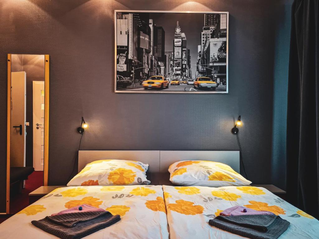 Postel nebo postele na pokoji v ubytování Hotel 108
