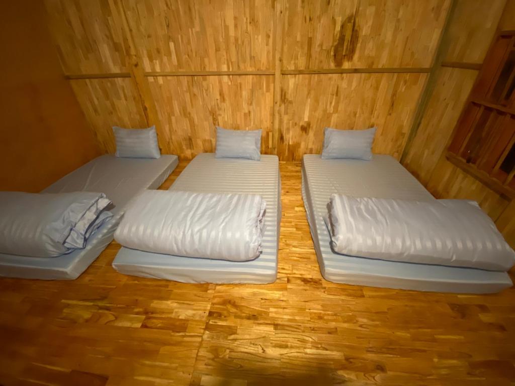 Postel nebo postele na pokoji v ubytování Mành Homestay