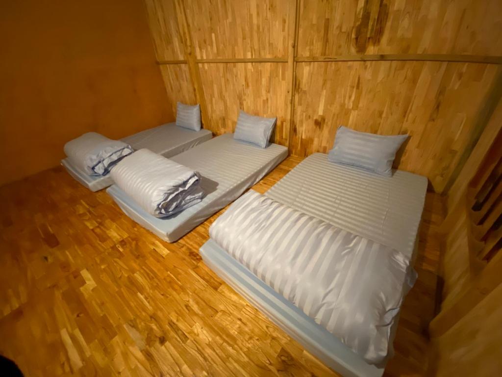 Postel nebo postele na pokoji v ubytování Mành Homestay