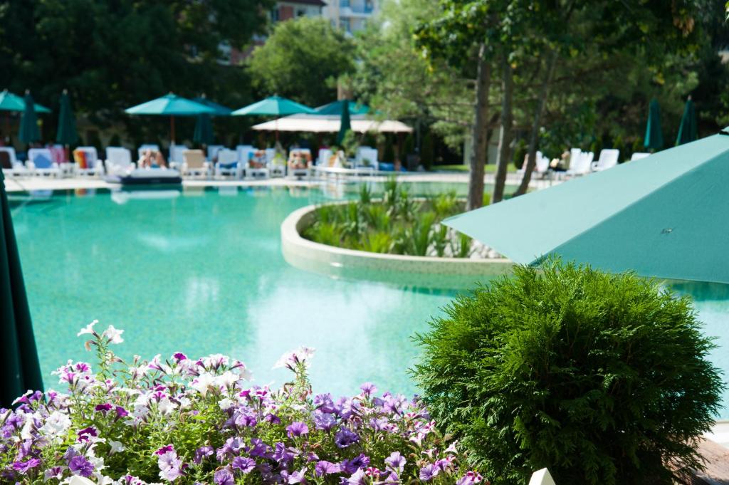 Bazén v ubytování Jeravi Club Hotel - All Inclusive nebo v jeho okolí