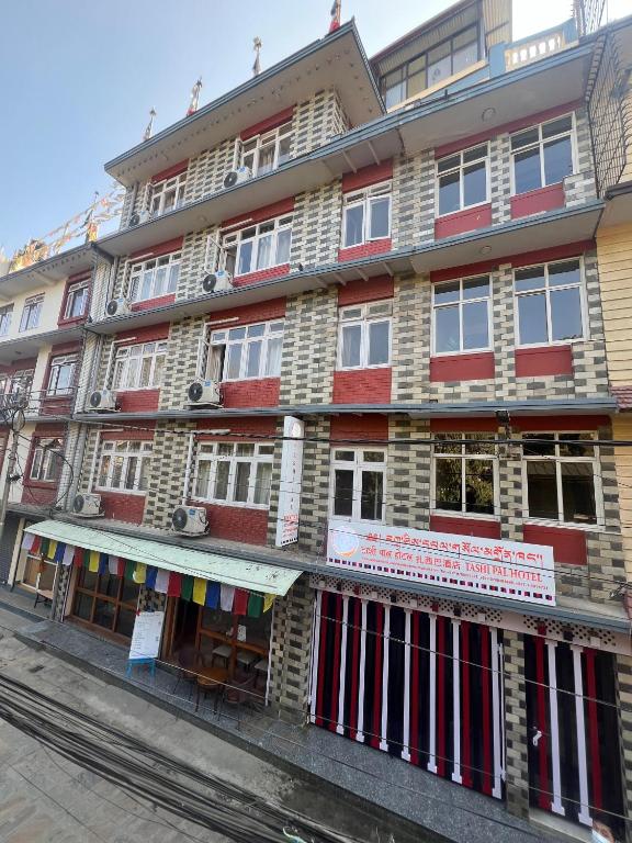 a building on the side of a street at Tashi Pal Hotel Pvt. Ltd in Kathmandu