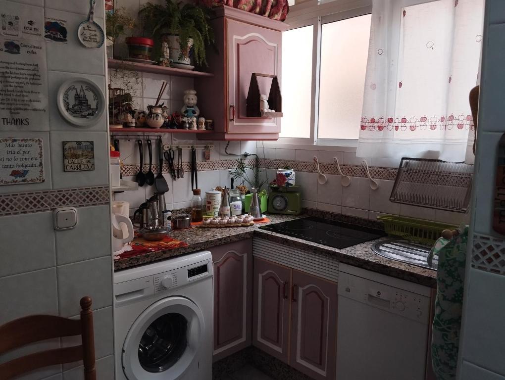 Kuchyň nebo kuchyňský kout v ubytování La Casa de La Abuela Rosy