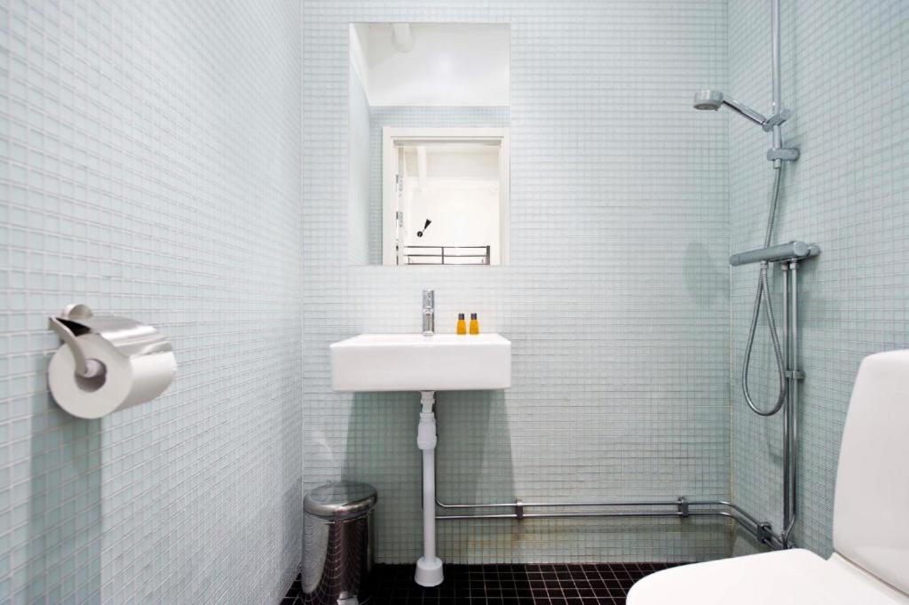 Koupelna v ubytování Stockholm Hostel