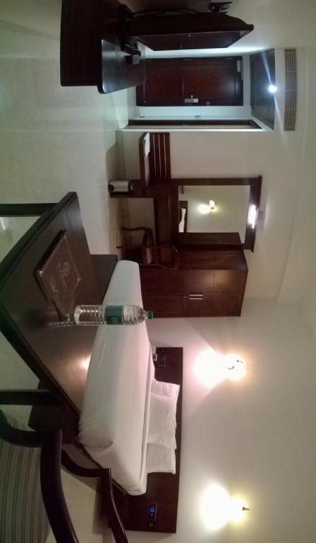 Posezení v ubytování Lakshmi Hotel
