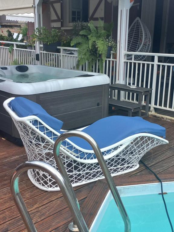 Balkón nebo terasa v ubytování Joli appartement