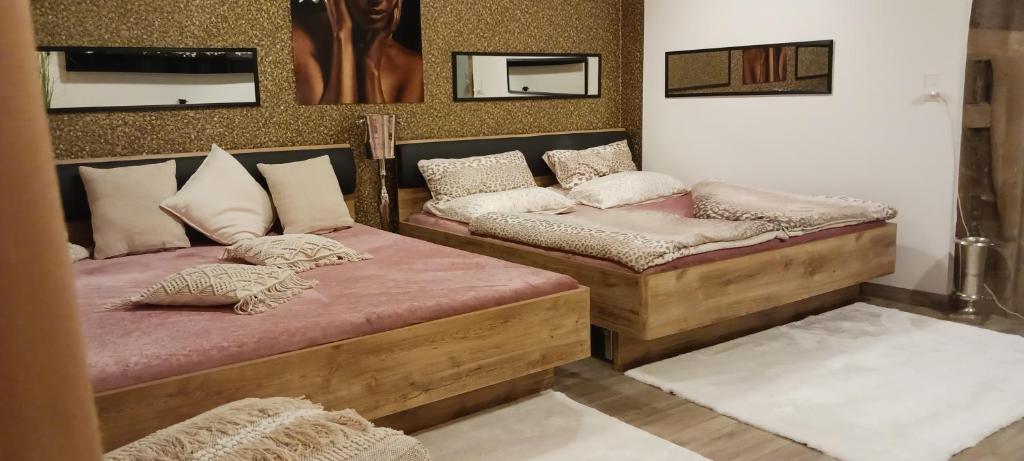Postel nebo postele na pokoji v ubytování Escape Private SPA I