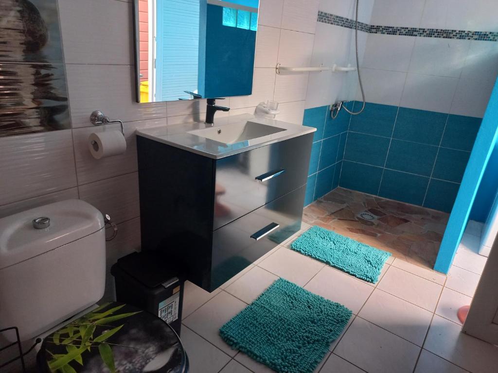 Koupelna v ubytování Joli appartement