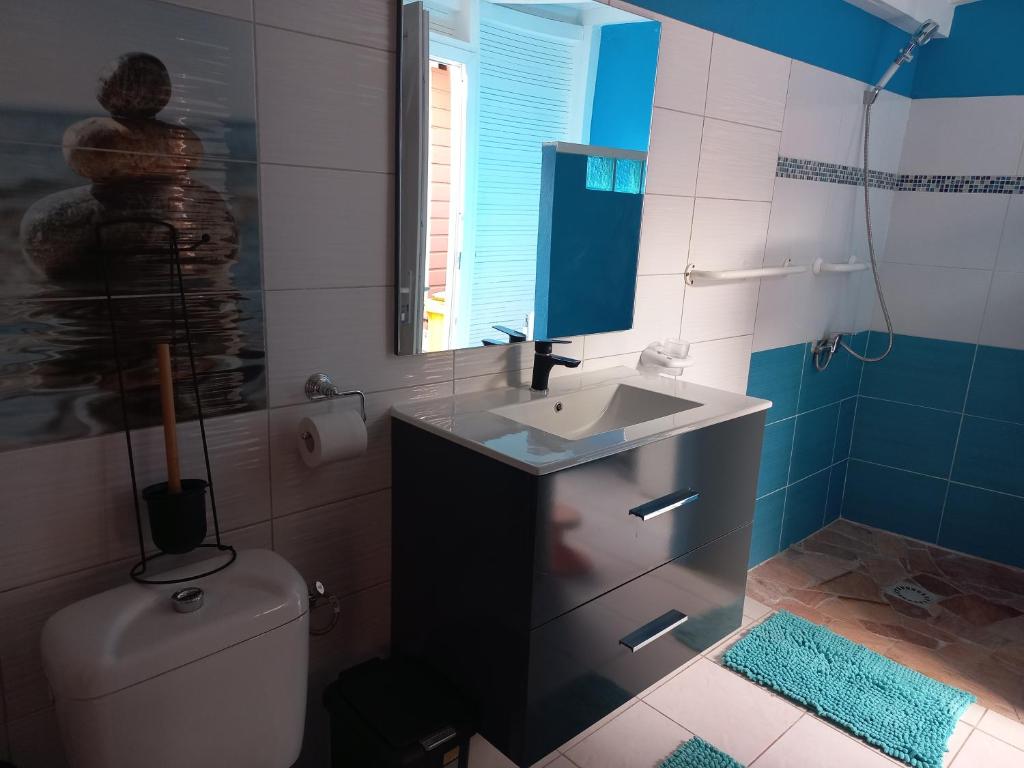 Koupelna v ubytování Joli appartement