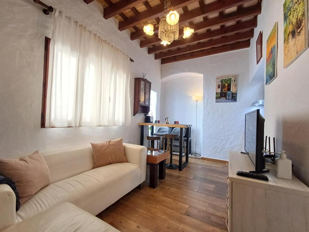 Posezení v ubytování La Guarida de Vejer Casa Rural