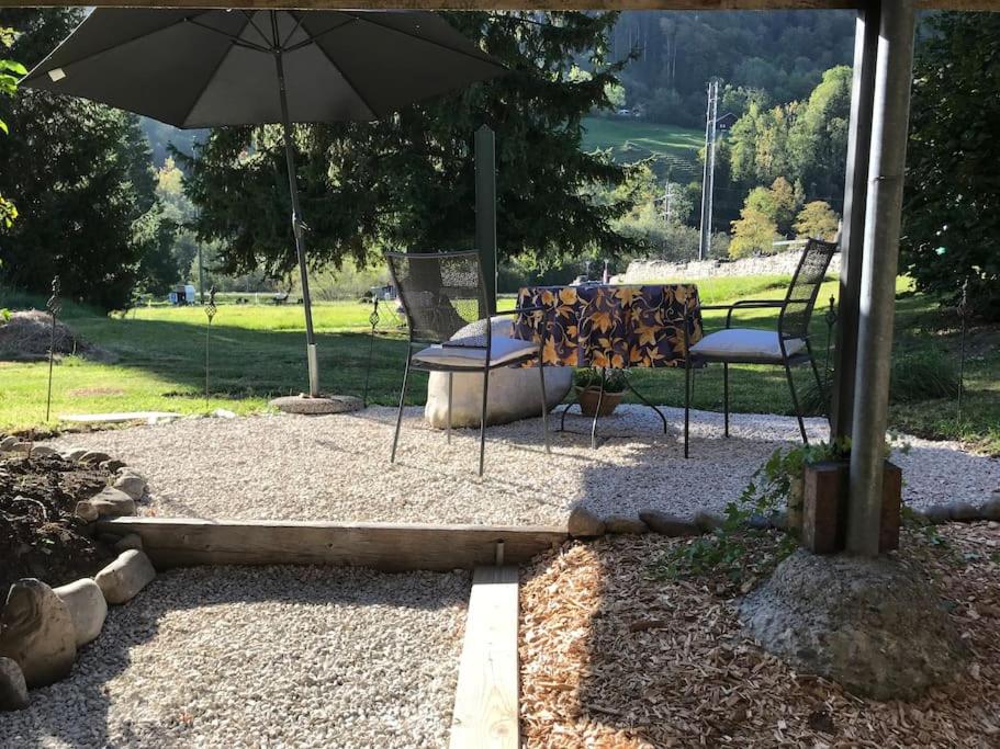 Zahrada ubytování Tor zum Kandertal beim Niesen/Mülenen