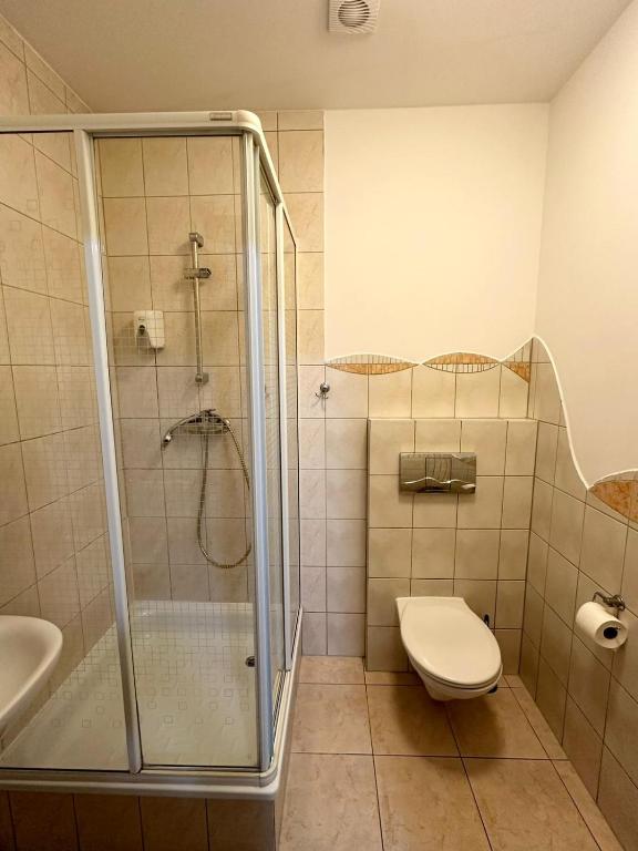 Łazienka w obiekcie Motel Za Miedzą